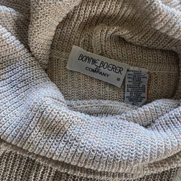 Vintage Retro Lace and Sequin Sweater - Picture 2 of 6